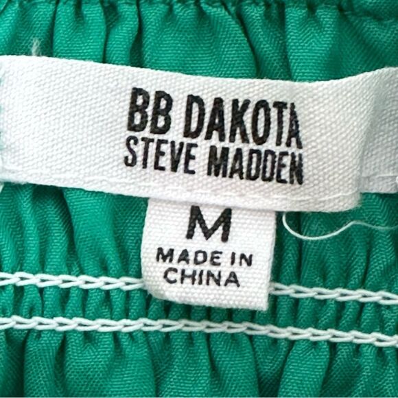 Steve Madden Tropical Splash Dress Vivid Green - Size Medium - Picture 7 of 7